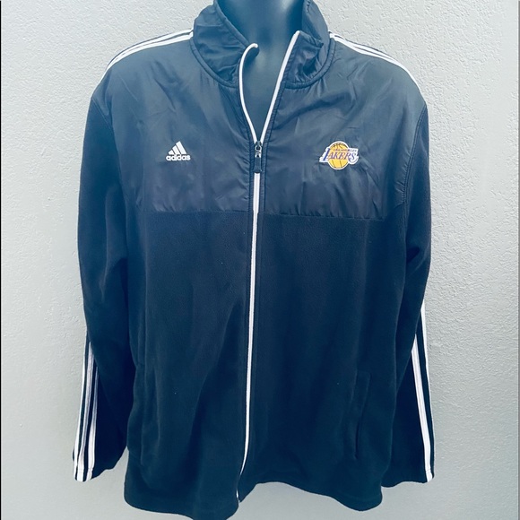 Adidas Los Angeles Lakers Fleece Track Jacket - Picture 5 of 9